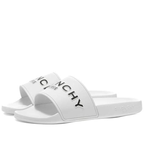 mens sliders givenchy|givenchy slides white and black.